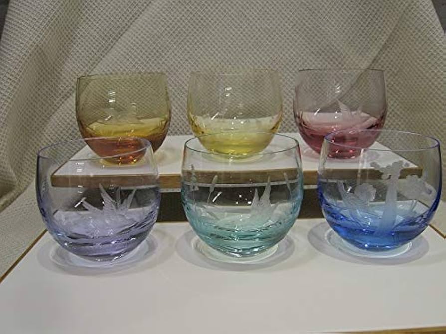 ♥モーゼル デザートカップ リキュールグラス 6客 セット売り Moser (モーゼル) オールドグラス6種セット MO-92 6Pセット 未